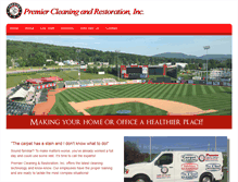 Tablet Screenshot of premiercleaninginc.com